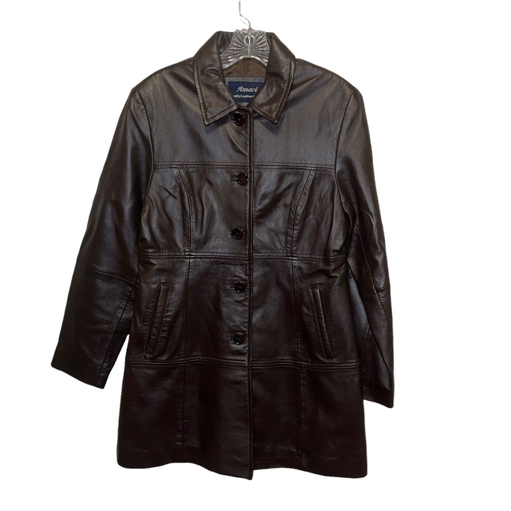 Amari Woman 100% Leather Jacket Size S